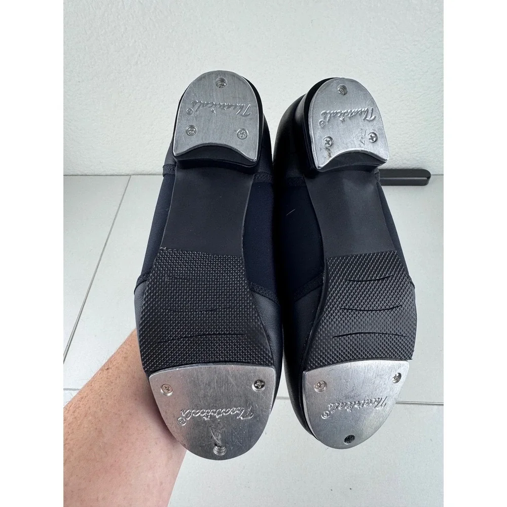Theatricals Kids Tap Shoes Style T9160C Black‎ Youth Size 2.5 Dance Flats
